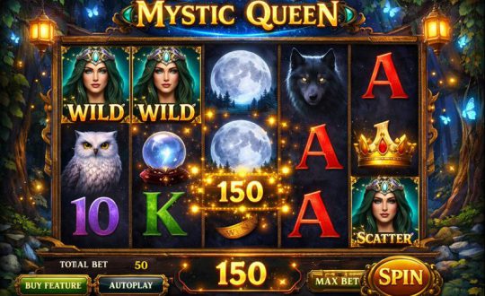 Mystic Queen fantasy reel illustration
