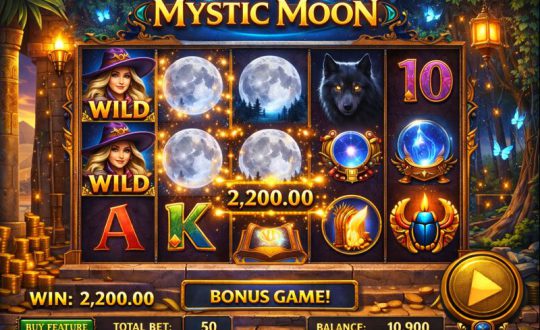 Mystic Moon fantasy reel illustration